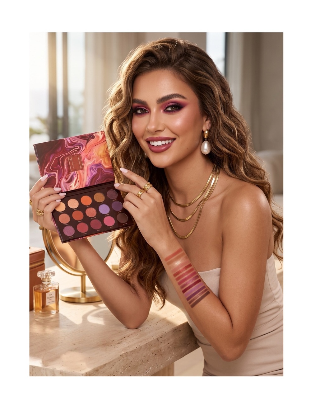 new Hipdot ☺︎︎ Zion Eye Palette ☺︎︎ Dramatic Reds Orange Purples ☺︎︎ Metallics ︎